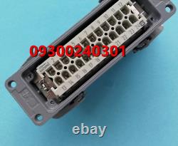 09300240301 24core double buckle side heavy duty connector HAN 24B HE-024-M/F