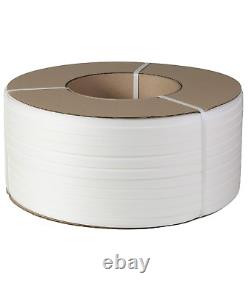 1/2 Strapping 9900 Ft Machine Grade 8X8 Core Polypropylene Heavy Duty