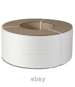 1/2 Strapping 9900 Ft Machine Grade 8X8 Core Polypropylene Heavy Duty