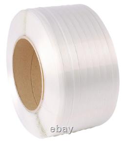 1/2 Strapping 9900 Ft Machine Grade 8X8 Core Polypropylene Heavy Duty Grade Str