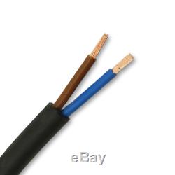 1.5mm x 2Core Rubber Cable Flex H07RN-F H07RNF Heavy Duty Drills Tools Hoover