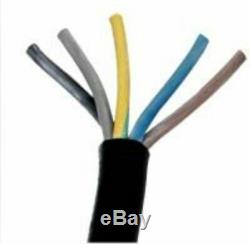 1.5mm x 5Core Rubber Cable Flex H07RN-F H07RNF Heavy Duty Outdoor 3 Phase