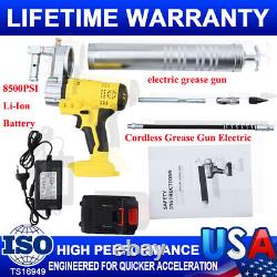 10000PSI Powerful Cordless Heavy Duty Grease Gun Electric 20V MAX Li-Ion Battery