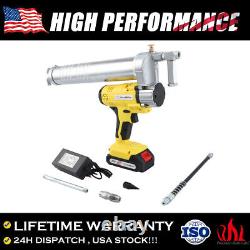 10000PSI Powerful Cordless Heavy Duty Grease Gun Electric 20V MAX Li-Ion Battery