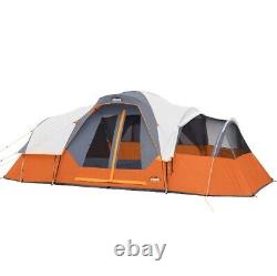 11 Person Instant Extended Dome Tent Outdoor Camping Private Room Family Shelter