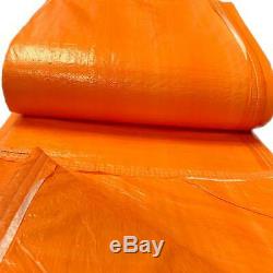 12x24' Orange Insulated Blanket Concrete Curing Tarp 3/16 Foam Core PE Coated