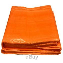 12x24' Orange Insulated Blanket Concrete Curing Tarp 3/16 Foam Core PE Coated