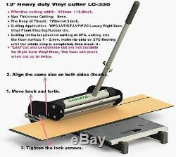 13 Heavy Duty Vinyl Floor Cutter For WPC LVT VCT Rigid Core Vinyl Plank LC-330