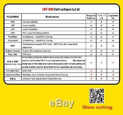 13 Pro Vinyl Floor Cutter for VCT, LVT, PVC, LVP, WPC and Rigid Core Vinyl Plank