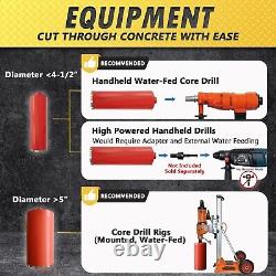 14 Deep 3-1/2 Concrete Core Bit Heavy-Duty Diamond Drill with 1-1/4 Arbor