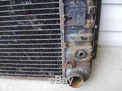 1969 Camaro Ss 350 Radiator Original Heavy Duty 3 Core Harrison With Tag