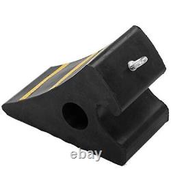 2 Pack Wheel Chocks Heavy Duty Industrial 11 x 7.6 x 6 2 Pack Solid Core