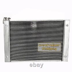 2-Rows Core Aluminum Radiator Fit 29X19 Chevy Chevrolet GM SBC Heavy Duty