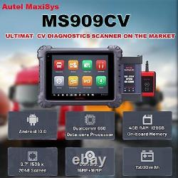 2024 Autel MaxiSYS MS909CV Heavy Duty Truck Diagnostic Tool Programming & GIFT