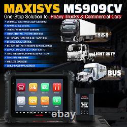 2025 TOP1 HD SCANNER MAXISYS MS909CV Heavy Duty Truck Diagnostic Tool