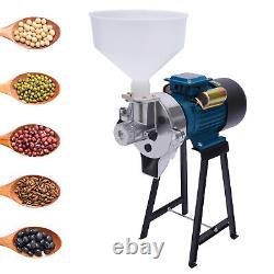 2200W Commercial Electric Corn Mill Grinder Heavy-Duty Dry &Wet Grinding Machine