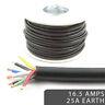 25Amp Heavy Duty Earth 16.5 AMP Rated 7 Core Cable Wire Caravan Trailer Lights