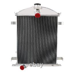 3 CORE Aluminum Radiator for 1928-1929 Ford Model A Heavy Duty 3.3L L4 Engine