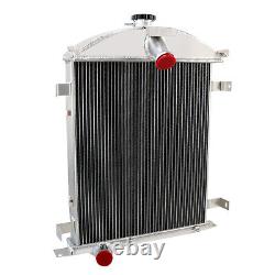 3 CORE Aluminum Radiator for 1928-1929 Ford Model A Heavy Duty 3.3L L4 Engine