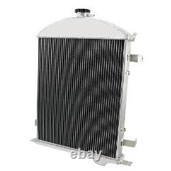 3 CORE Aluminum Radiator for 1928-1929 Ford Model A Heavy Duty 3.3L L4 Engine