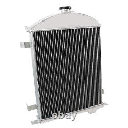 3 CORE Aluminum Radiator for 1928-1929 Ford Model A Heavy Duty 3.3L L4 Engine