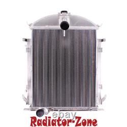 3 Core Aluminum Radiator For 1928 1929 Ford Model A Heavy Duty 3.3L L4