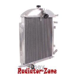 3 Core Aluminum Radiator For 1928 1929 Ford Model A Heavy Duty 3.3L L4