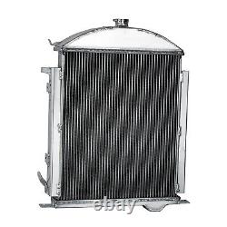 3 Core Aluminum Radiator For 1928 1929 Ford Model A Heavy Duty 3.3L L4