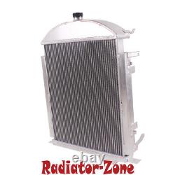 3 Core Aluminum Radiator For 1928 1929 Ford Model A Heavy Duty 3.3L L4