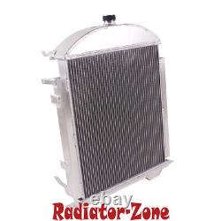 3 Core Aluminum Radiator For 1928 1929 Ford Model A Heavy Duty 3.3L L4