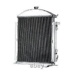 3 Core Aluminum Radiator For 1928 1929 Ford Model A Heavy Duty 3.3L L4