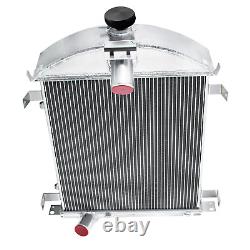 3-Core Aluminum Radiator For Fit 1928-29 Ford Model A Heavy Duty 3.3L L4 Engine