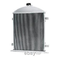 3-Core Aluminum Radiator For Fit 1928-29 Ford Model A Heavy Duty 3.3L L4 Engine