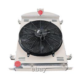 3 Core Radiator Shroud Fan Fits 1930 1931 Ford Model Aa Double A Heavy Duty 3.3l