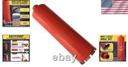 3 Heavy Duty Diamond Core Bit for Wet Drilling in Concrete with 10mm Segments