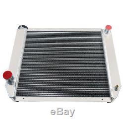 3 Row 1Tube Core Aluminum Radiator Fit Ford/Mopar Heavy Duty 24x19