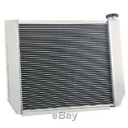 3 Row 1Tube Core Aluminum Radiator Fit Ford/Mopar Heavy Duty 24x19