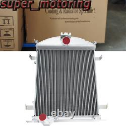 3-Row Aluminum Core Radiator For Ford Model A Heavy Duty 3.3L L4 GAS 1928-1929