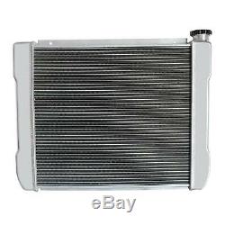 3 Row Core Aluminum Radiator FOR Ford/Chrysler-Style Heavy Duty 24x19 1''tube