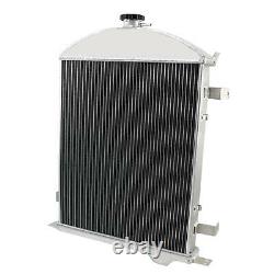 3 Row Core Aluminum Radiator Fits 1928-1929 Ford Model A Heavy Duty 3.3L L4 GAS