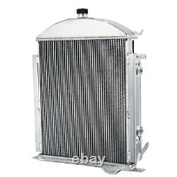 3 Row Core Aluminum Radiator For 1928 1929 Ford Model A Heavy Duty 3.3L