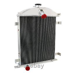 3 Row Core Aluminum Radiator For 1928-1929 Ford Model A Heavy Duty 3.3L L4