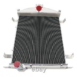 3 Row Core Aluminum Radiator For 1928-1929 Ford Model A Heavy Duty 3.3L L4