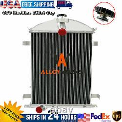 3 Row Core Aluminum Radiator For 1928-1929 Ford Model A Heavy Duty 3.3L l4 GAS