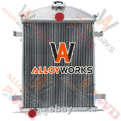 3 Row Core Aluminum Radiator For Ford Model A Heavy Duty 3.3L 1928-1929