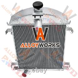 3 Row Core Aluminum Radiator For Ford Model A Heavy Duty 3.3L 1928-1929