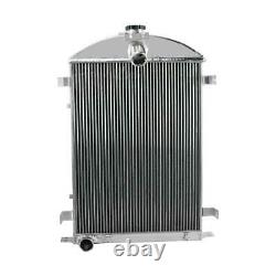 3 Row Core Aluminum Radiator For Ford Model AA Double A Heavy Duty 3.3L 1930 31