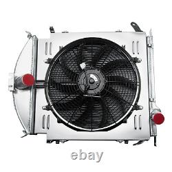 3 Row Core Radiator+Shroud Fan For 1928-1929 Ford Model A Heavy Duty 3.3L L4 GAS