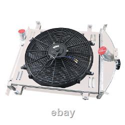 3 Row Core Radiator Shroud Fan Kits For 3.3L Ford Model A Heavy Duty L4 1928-29