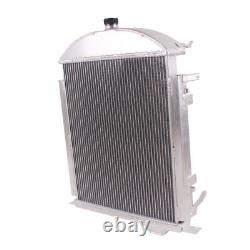 3 Rows/Core Aluminum Radiator for 1928 1929 Ford Model A Heavy Duty 3.3L L4 GAS